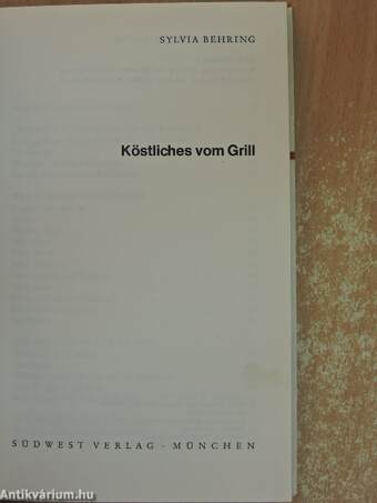 Köstliches vom Grill