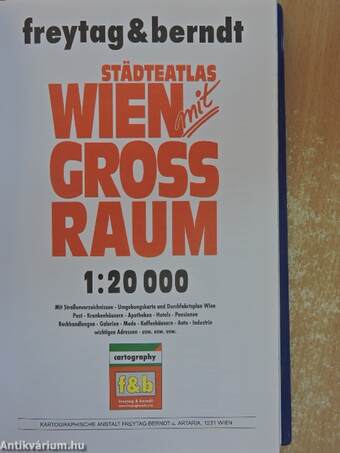 Freytag & Berndt Städteatlas Wien mit Grossraum