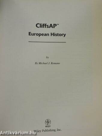 CliffsAP - European History