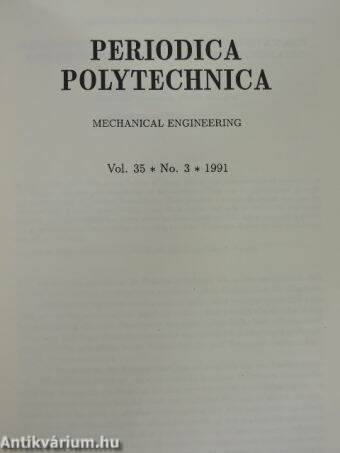 Periodica Polytechnica 1991/3.