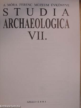 Studia Archaeologica VII.