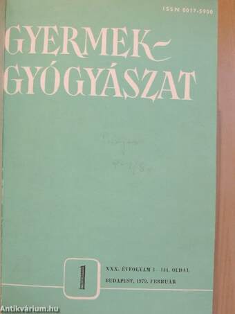 Gyermekgyógyászat 1979-1980. február-november