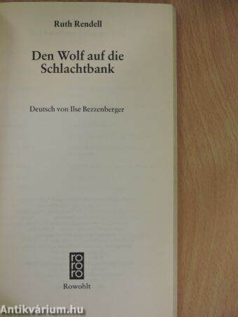 Den Wolf auf die Schlachtbank