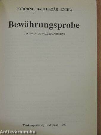 Bewährungsprobe