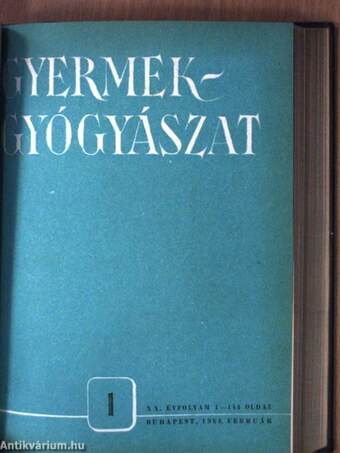 Gyermekgyógyászat 1968-1969. február-november