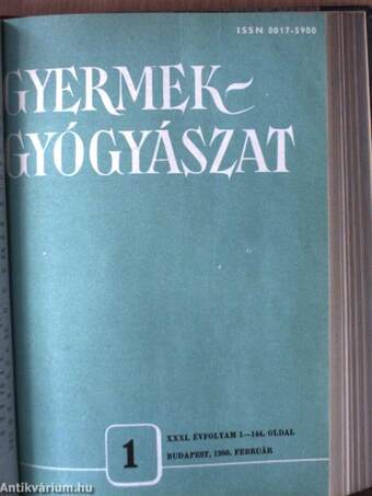 Gyermekgyógyászat 1979-1980. február-november