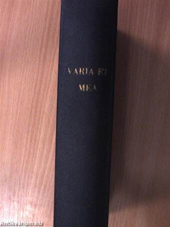 Varia et mea (7 db)