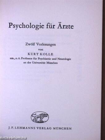 Psychologie für Ärzte