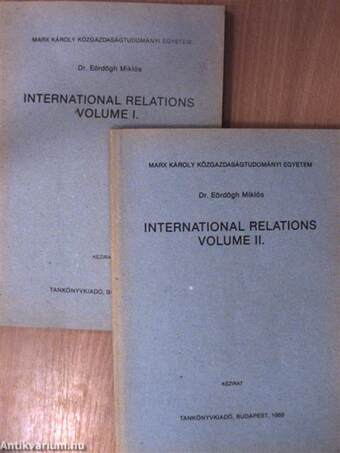 International relations volume I-II.