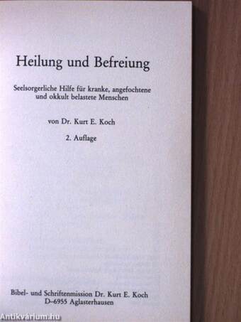 Heilung und Befreiung