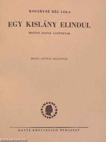 Egy kislány elindul