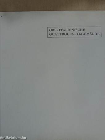 Oberitalienische quattrocento-gemälde