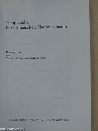 Hauptstädte in europäischen Nationalstaaten