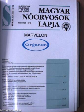 Magyar Nőorvosok Lapja 1995-1996. január-december