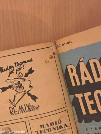 Rádió Technika 1941-1943. (nem teljes évfolyamok)/Rádió Technika 1947. (nem teljes évfolyam)/Rádió Világ 1947. (nem teljes évfolyam)