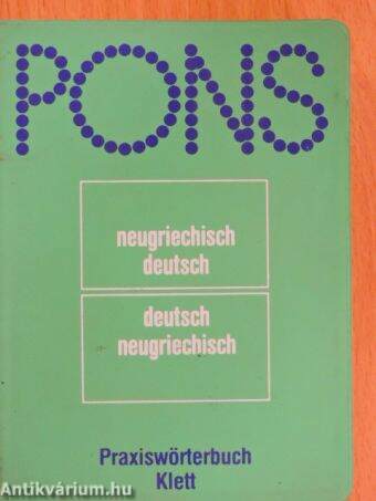 Pons Praxiswörterbuch Neugriechisch-Deutsch/Deutsch-Neugriechisch