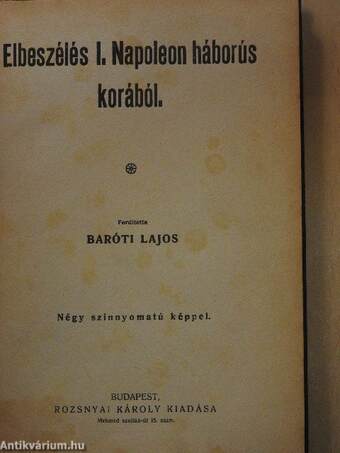 Elbeszélés I. Napoleon háborús korából