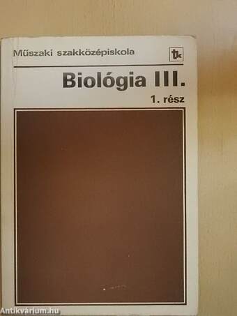 Biológiai III/1.