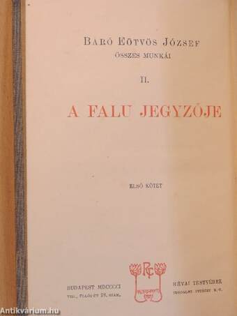 A falu jegyzője I-II.