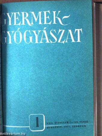 Gyermekgyógyászat 1970-1971/1-4.