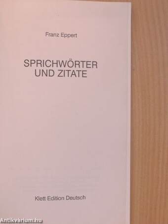 Sprichwörter und Zitate