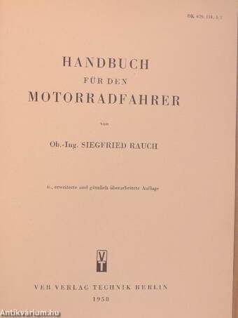 Handbuch für den Motorradfahrer