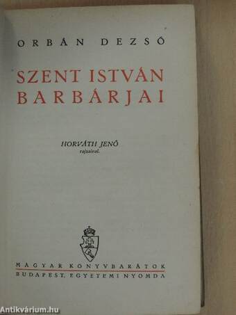 Szent István barbárjai