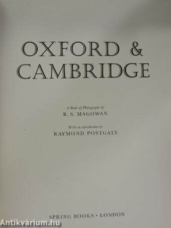 Oxford & Cambridge