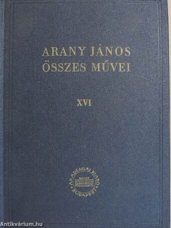 Arany János összes művei XVI.