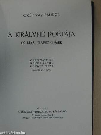 A királyné poétája