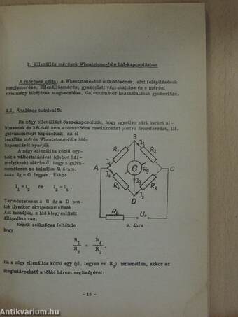 Fizikai laboratóriumi mérések