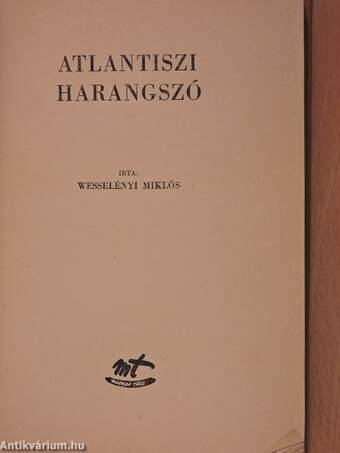 Atlantiszi harangszó