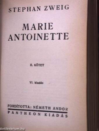 Marie Antoinette I-II.