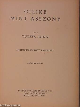 Cilike mint asszony