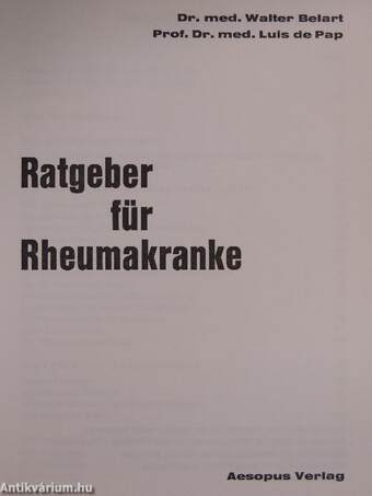 Ratgeber für Rheumakranke