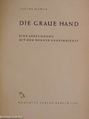 Die graue Hand