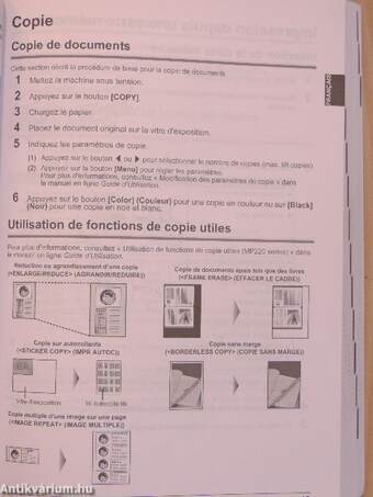 Canon Pixma MP220 - Quick Start Guide