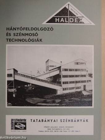 Hányófeldolgozó és szénmosó technológiák