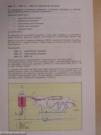 EPSZ 10, EPSZ 16, EPSZ 25 iszapvíztelenítő berendezések