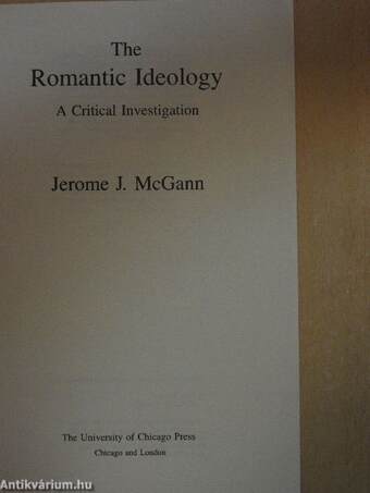 The Romantic Ideology