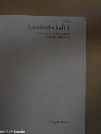 Leselandschaft 1