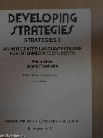 Developing Strategies - Students' Book/Workbook