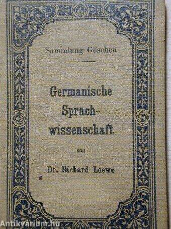 Germanische Sprach-wissenschaft