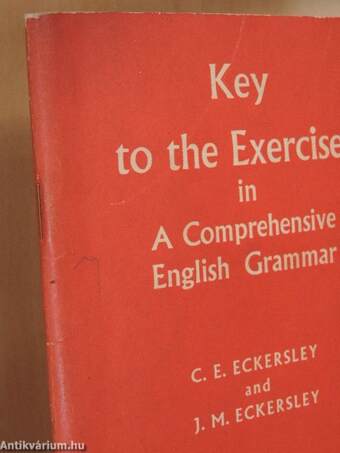 Key to the Exercises in A Comprehensive English Grammar