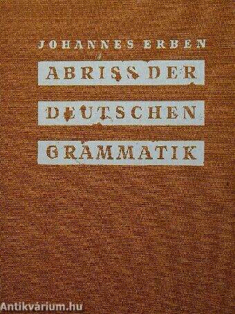 Abriss der Deutschen Grammatik