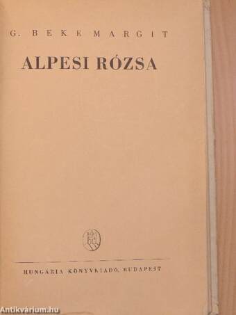 Alpesi rózsa