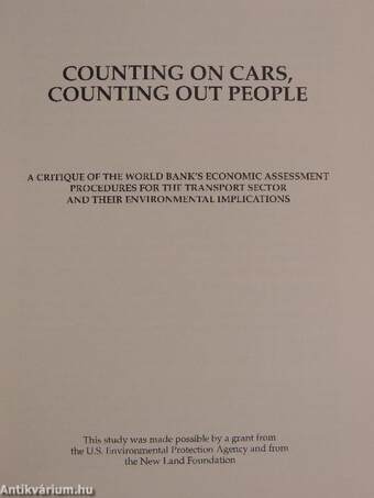 Counting on Cars, Counting out People Winter 1994