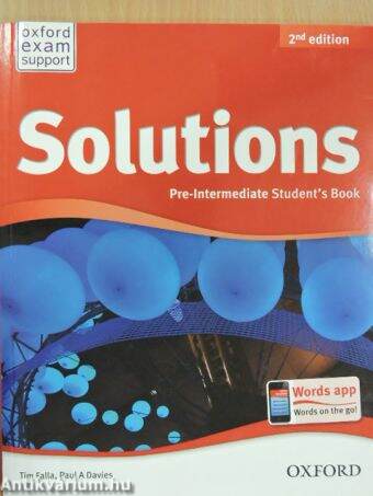 Solutions - Pre-Intermediate - Student's Book