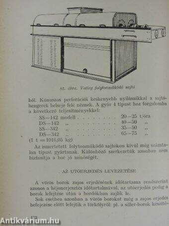 Üzemi szőlőfeldolgozás II.