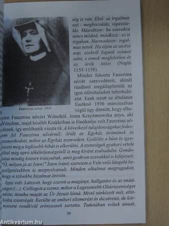 Az irgalmasság titkárnője és apostola